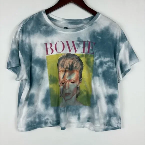 David Bowie Crop Top - Picture 1 of 3